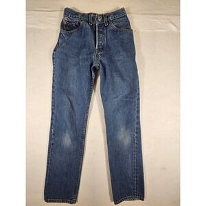 Vintage 1987 Levis 501 Womens Jeans Size‎ 7 Made in USA High Waist Button Fly